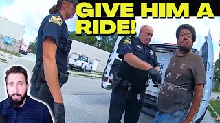 Cops Take Homeless Man For a Ride | Now Paralyzed Double Amputee!