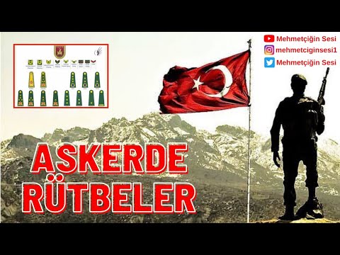 Askeri Rütbeler | Askerde Rütbe Sıralaması 2020