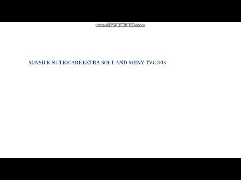 SUNSILK NUTRICARE EXTRA SOFT AND SHINY TVC 30s