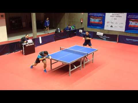 Endika Díez - He Zhi Wen (Spanish Table Tennis Superdivision 2014/15) Set 4 of 4