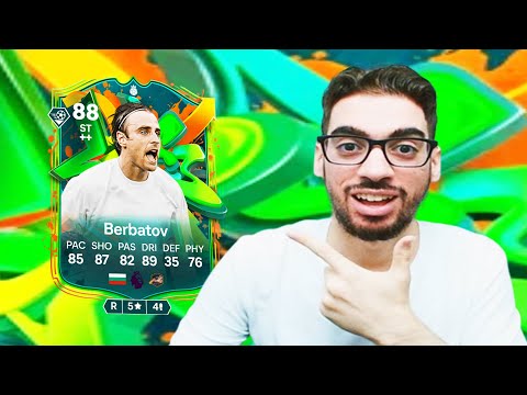 5⭐4⭐ 88 JOGA BONITO HERO BERBATOV SBC PLAYER REVIEW | FC 26 ULTIMATE TEAM