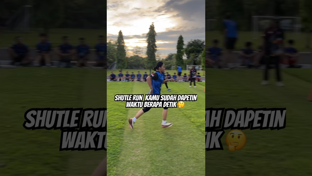 Shutle Run Wanita jangan mau kalah sama Laki-laki ya guys 🫡