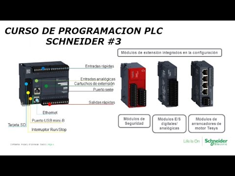 CURSO DE PLC SCHNEIDER # 3 - Primer programa!!!