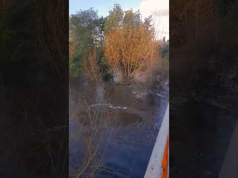 Impactante crecida del Río Llollelhue en La Unión | Frente de mal tiempo en Los Ríos 🌧️🌊