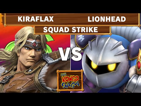 2GG Kongo Saga - Kiraflax (Red) VS Lionhead (Blue) Squad Strike - Smash Ultimate