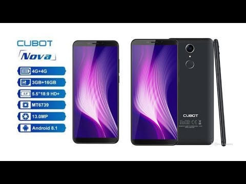 Cubot Nova 4G Phablet 5.5 pol Android 8.1 3GB RAM 16GB ROM