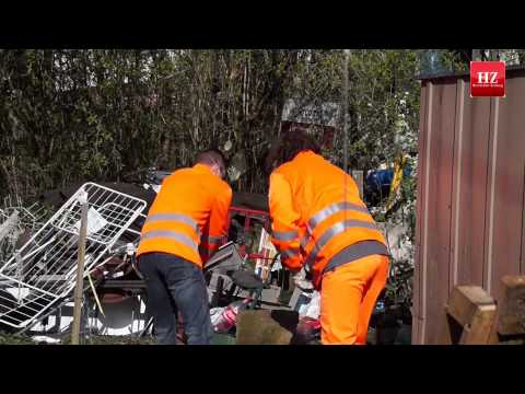 Müllgott oder Messie: Verwahrlostes Grundstück bei Obergeis geräumt