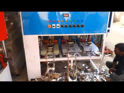 Double Dies Paper  Thali And Plate Making Machine