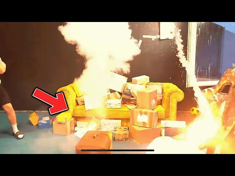 Jordan & Semih ZÜNDEN BÖLLER im STUDIO | Fan Unboxing