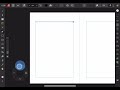 Affinity Publisher iPad V2 ནང་དུ་ཤོག་ཚད་ལེན་སྟངས་དང་། Master Page བཟོ་སྟངས་སྐོར།