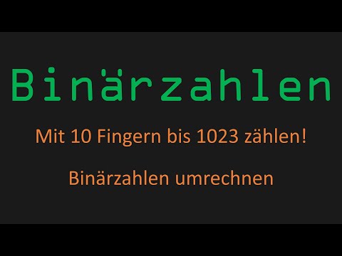 Mit 10 Fingern bis 1023 zählen, mit Binärzahlen (erklärt) | Redstone #5