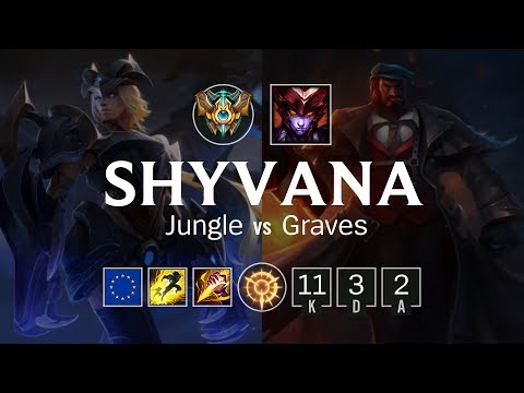Shyvana Jungle vs Graves - EUW Challenger Patch 8.8