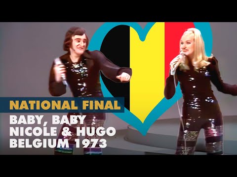 BABY, BABY - NICOLE & HUGO (Belgium 1973 - Eurovision OLD National Finals)