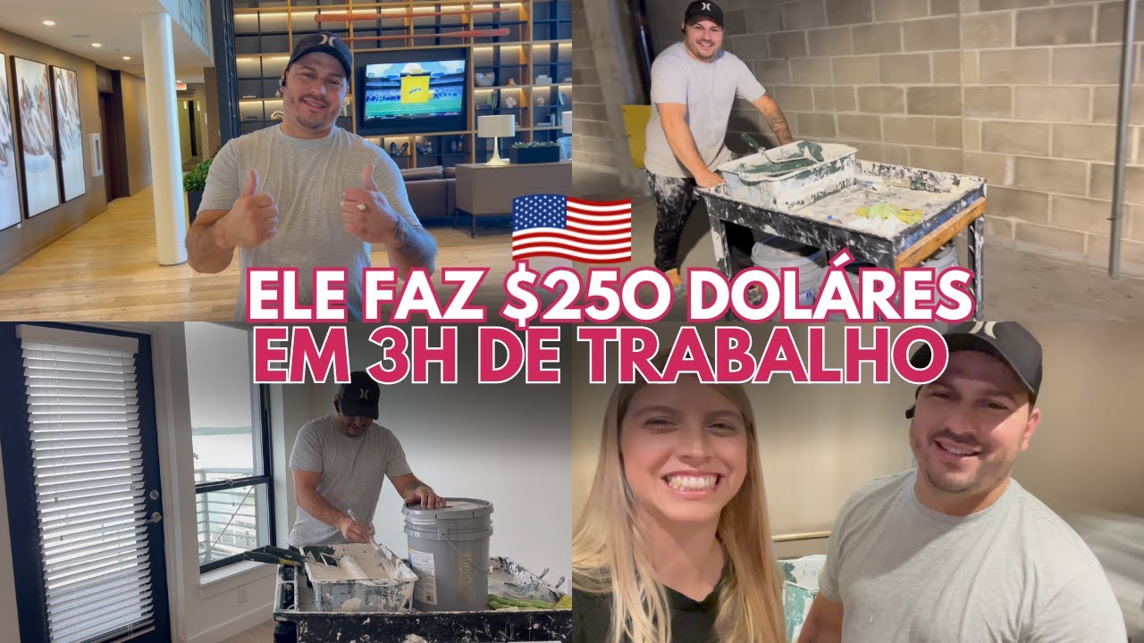 COMO FUNCIONA E QUANTO GANHA TRABALHANDO NA PINTURA NOS ESTADOS UNIDOS