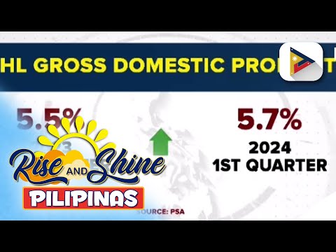 GDP ng Pilipinas, lumago ng 5.7% sa unang bahagi ng 2024 ayon sa PSA
