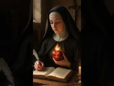 Santa Margarita de María de Alacoque  #santavirgen #catolicos #fe