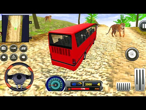 Uphill Offroad Bus Driving Simulator #2| offroad bus simulator Android Gameplay
