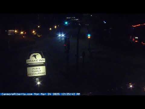 Railway Avenue, Canmore live webcam