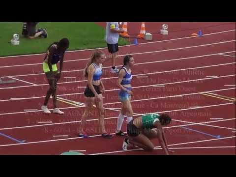 57''25 (400mJUF) RELUT MEDELICE Ines, CHAMP.  Rég.CADETS/JUNIORS Bondoufle 7-8 Juillet 2018