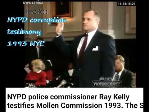 NYPD police commissioner Ray Kelly testifies Mollen Commission 1993. The Seven Five documentary