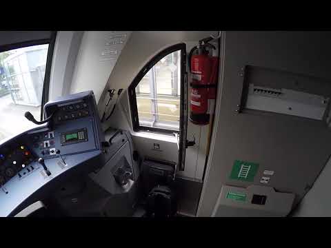 Führerstandmitfahrt RE24 Achersleben-Halle HBF Part1[FullHD]