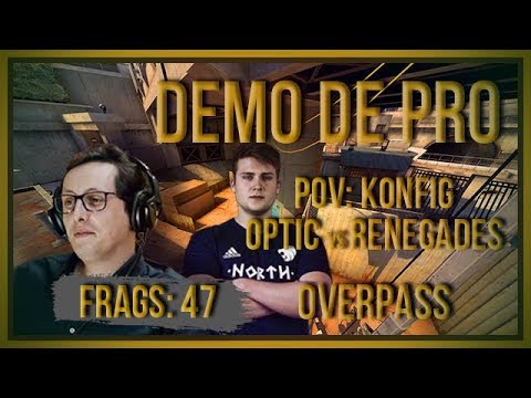 [PT] zorlaK Analisa: PoV K0NFIG - OPTIC vs RENEGADES - OVERPASS [Demo de Pro]