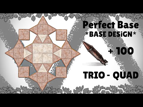 Rust - Perfect Base 2x2 for TRIO - QUAD design | +100 rockets
