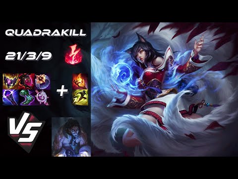 MID Ahri vs Sylas [QUADRAKILL] - NA Challenger Patch 25.S1.4