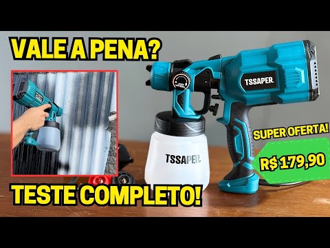 SPECIAL OFFER! TSSAPER 550W Electric Paint Gun – Is it worth it? And what about the finish?