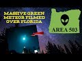 #25 Green Explosion another Meteor Witnessed over Florida March 2019