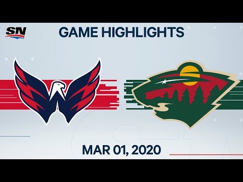 NHL Highlights | Capitals vs Wild – Mar. 01, 2020