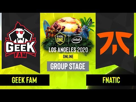 Dota2 - Fnatic vs. Geek Fam - Game 1 - Group Stage - SEA - ESL One Los Angeles