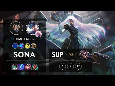 Sona Support vs Blitzcrank - EUW Challenger Patch 11.6
