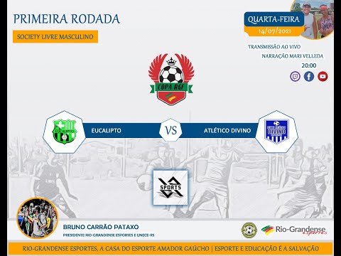 Primeira rodada Copa RGF society 2021 - Eucalipto x Atlético divino