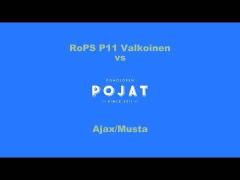 RoPS P11 Valkoinen vs Ajax Musta