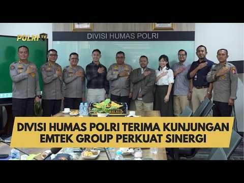 DIVISI HUMAS POLRI TERIMA KUNJUNGAN EMTEK GROUP PERKUAT SINERGI