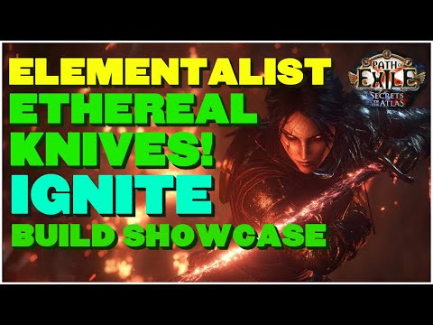 [POE 3.26] EK Ignite Elementalist! Burn Away Your Alvas and Foes! Ethereal Knives of the Massacre!