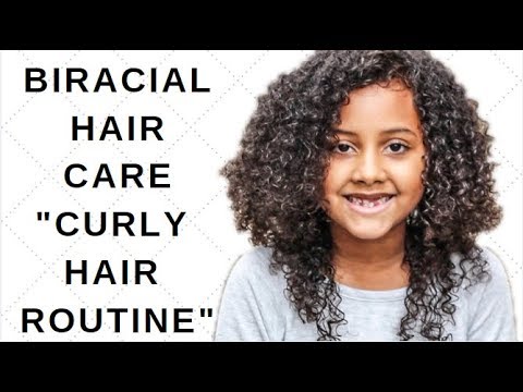 Biracial Hair Care Deep Conditioning Curly Hair Family Vlogs