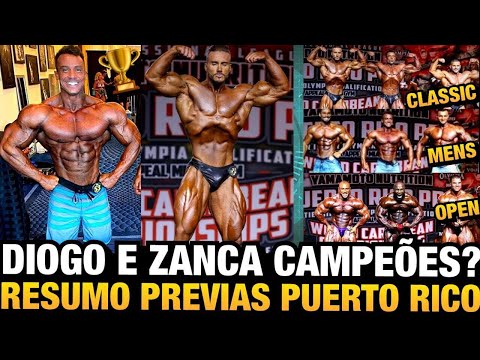 ZANCA E DIOGO RUMO AO OLYMPIA ? - ELES ESTÃO PRÓXIMOS DA VITÓRIA NO PUERTO RICO - Resumo da prévias