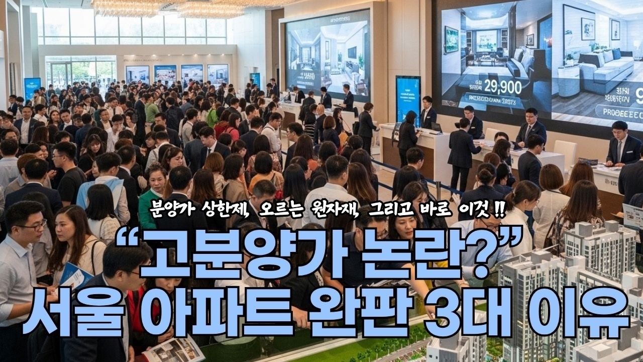 대출 규제에도 수십억 서울 신축 완판되는 3대 이유