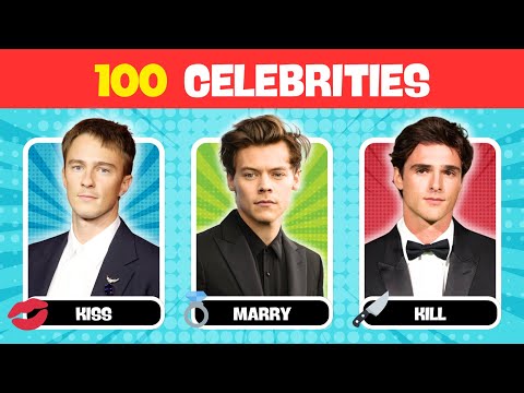 KISS, MARRY, KILL💋 - MALE EDITION 2025 | We Quiz!