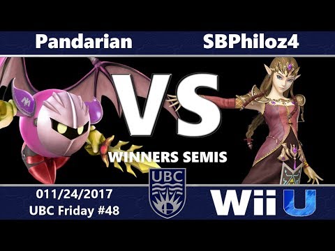 UBC Friday #48: Winners Semis - Pandarian (Metaknight) vs SBPhiloz4 (Zelda)