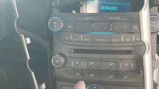 How To Remove Chevrolet Malibu Radio (2013-2015 and 2016 classic).