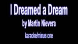 I Dreamed a Dream by Martin Nievera karaoke minus one