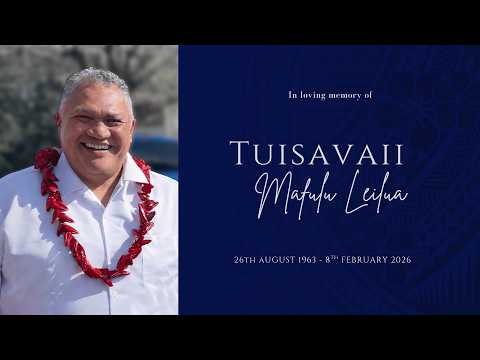 Funeral of Tuisavaii Mafulu Leilua
