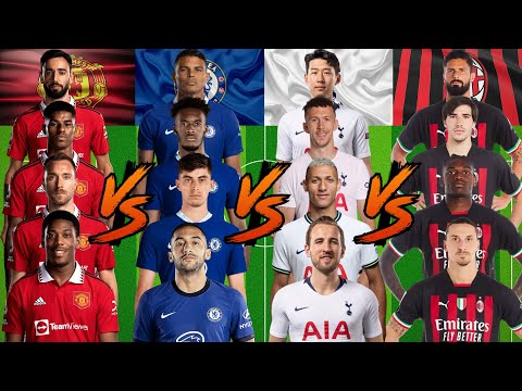 Manchester United 🆚 Chelsea 🆚 Tottenham 🆚 AC Milan 💥 ULTRA VS 🔥💪
