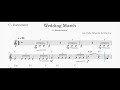 Wedding March (F. Mendelssohn) - Sheet Music