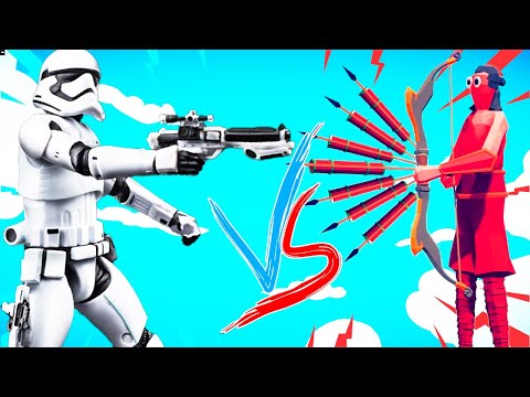 100x CLONE TROOPERS + 1x GIANT vs EVERY GODS - Totally Accurate Battle Simulator.