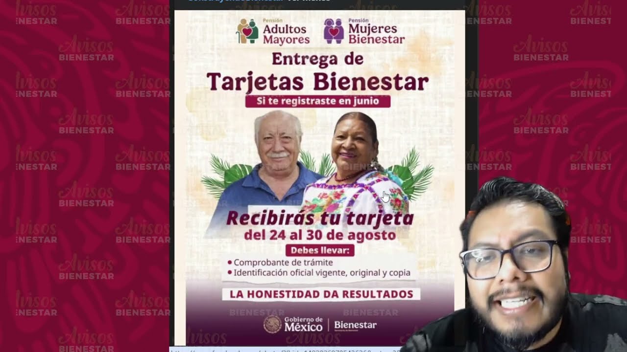 ¡ENTREGA DE TARJETAS! del bienestar registrados en junio adultos mayores y pension mujeres bienestar