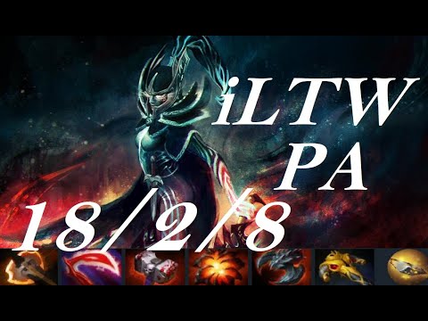 iLTW Phantom Assassin vs QOP, Gyrocopter, Nature's Prophet - arrive late, Blackhole all in - dota2